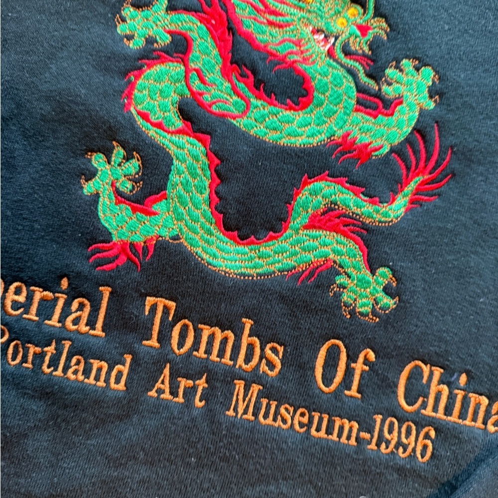 Imperial Tombs of China Black Sweatshirt - Picture 3 of 3
